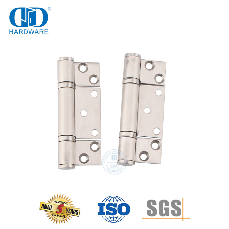 Quincaillerie de porte Charnière à trois vantaux en acier inoxydable pour porte pliante-DDSS042