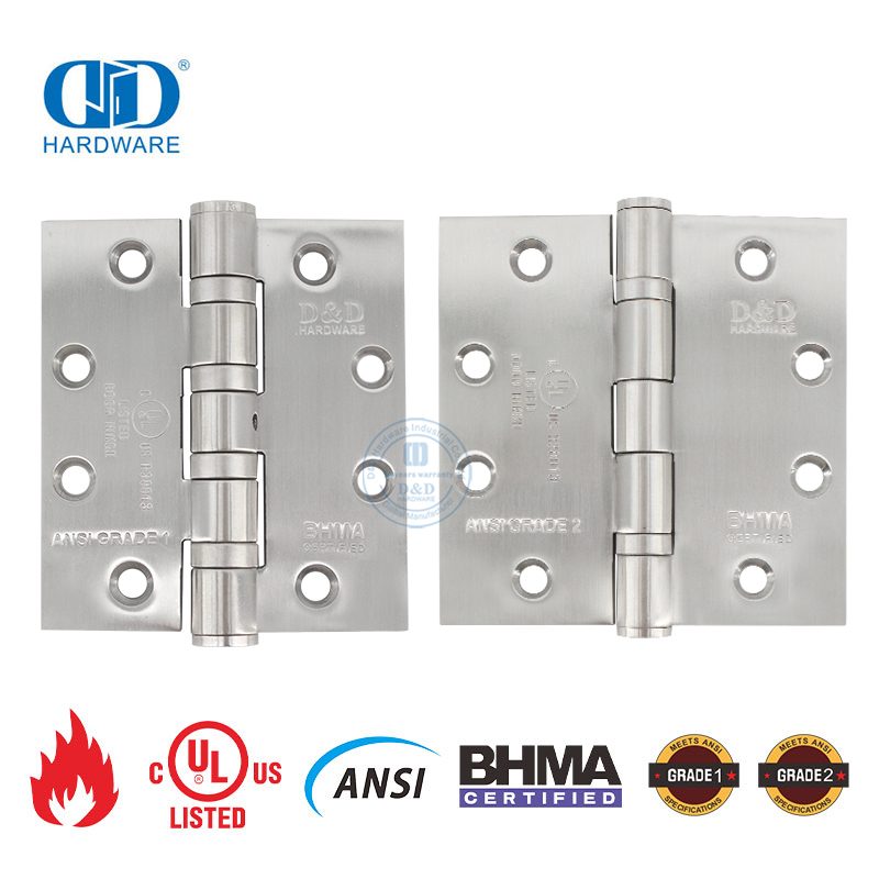 Un guide complet des charnières de porte coupe-feu, des charnières de porte coupe-feu et des charnières de porte commerciale