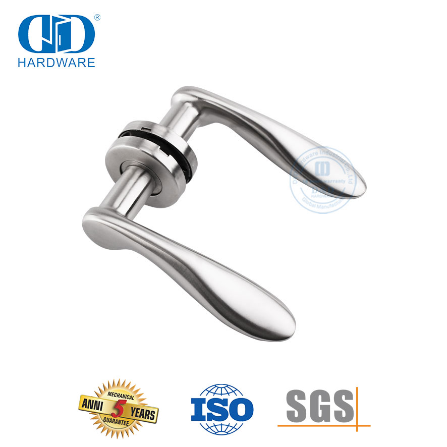 Poignée de porte intérieure en bois, tuyau en acier inoxydable, adaptée au Stadium-DDSH025-SSS