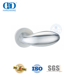 Poignée à levier solide de type court en acier inoxydable moulé de précision-DDSH030-SSS