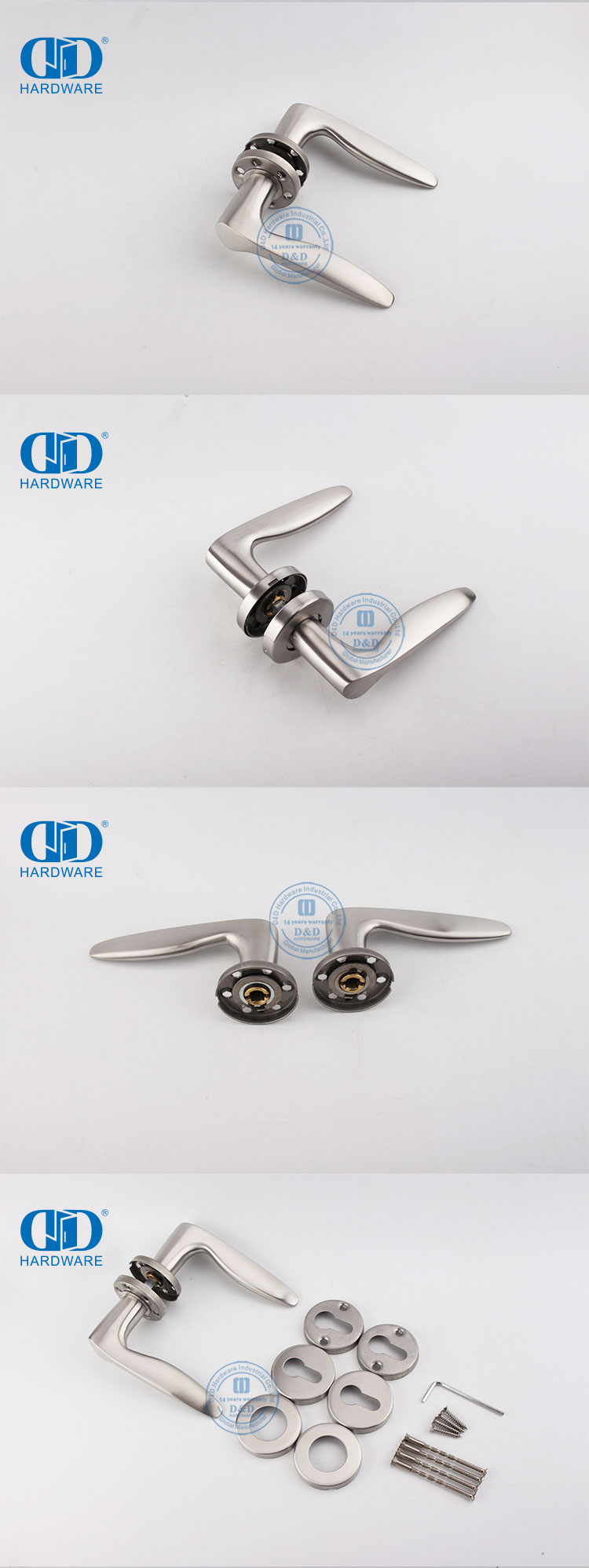 Poignée à levier pour applications de soins de santé