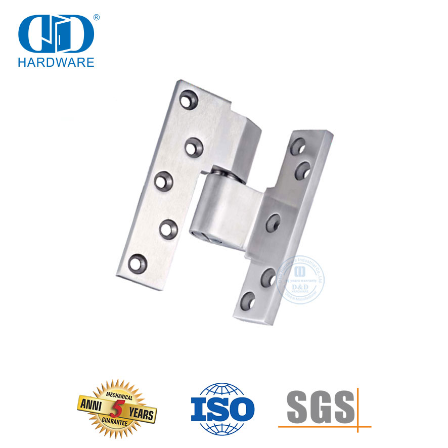 Quincaillerie de porte en métal, charnière pivotante de type sûr et durable en acier inoxydable-DDSS067