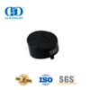 Butée de porte en caoutchouc de type monté au sol en acier inoxydable 304 noir mat-DDDS006-MB