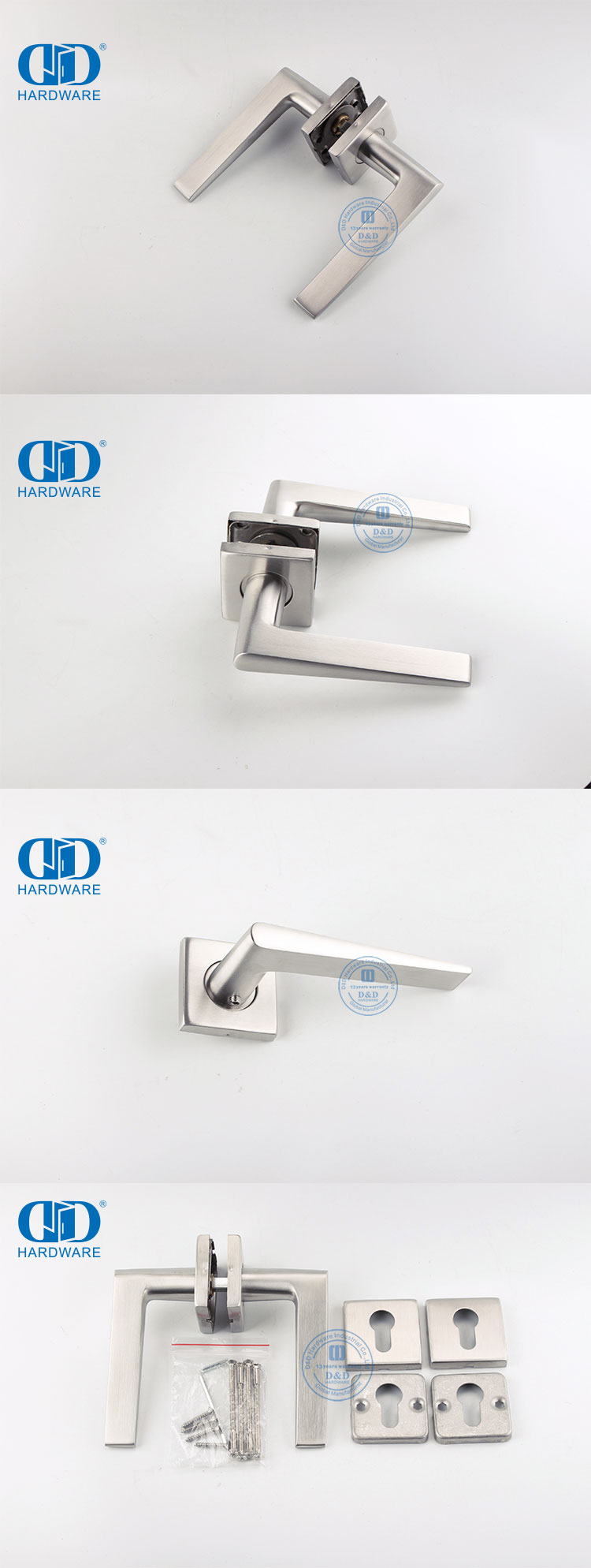 Poignée de porte commerciale