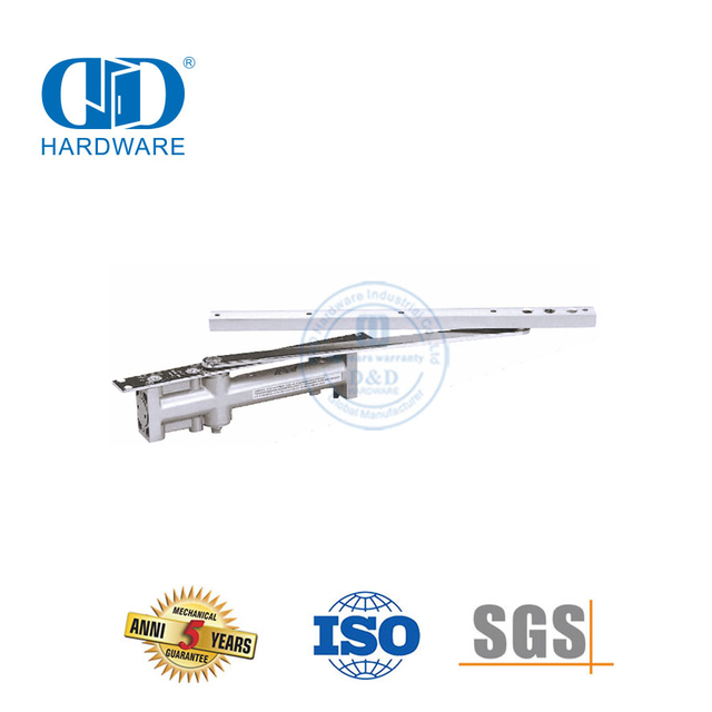 Quincaillerie de porte en aluminium de haute qualité, Closer-DDDC005 de porte dissimulée réglable