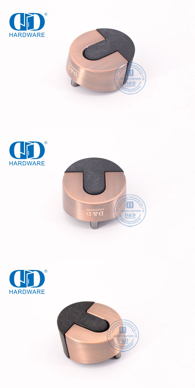 Butée de porte en cuivre antique