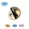 Quincaillerie de porte en laiton satiné, type durable monté au sol, butée de porte en alliage de zinc-DDDS004-SB
