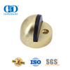 Quincaillerie de porte en alliage de zinc Bouchon de porte doré monté au sol en laiton satiné-DDDS002-SB