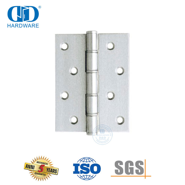 Charnière à double rondelle en acier inoxydable pour quincaillerie de porte principale-DDSS008