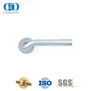 Poignée de porte à levier avant SUS 304 de conception simple et moderne -DDTH015-SSS