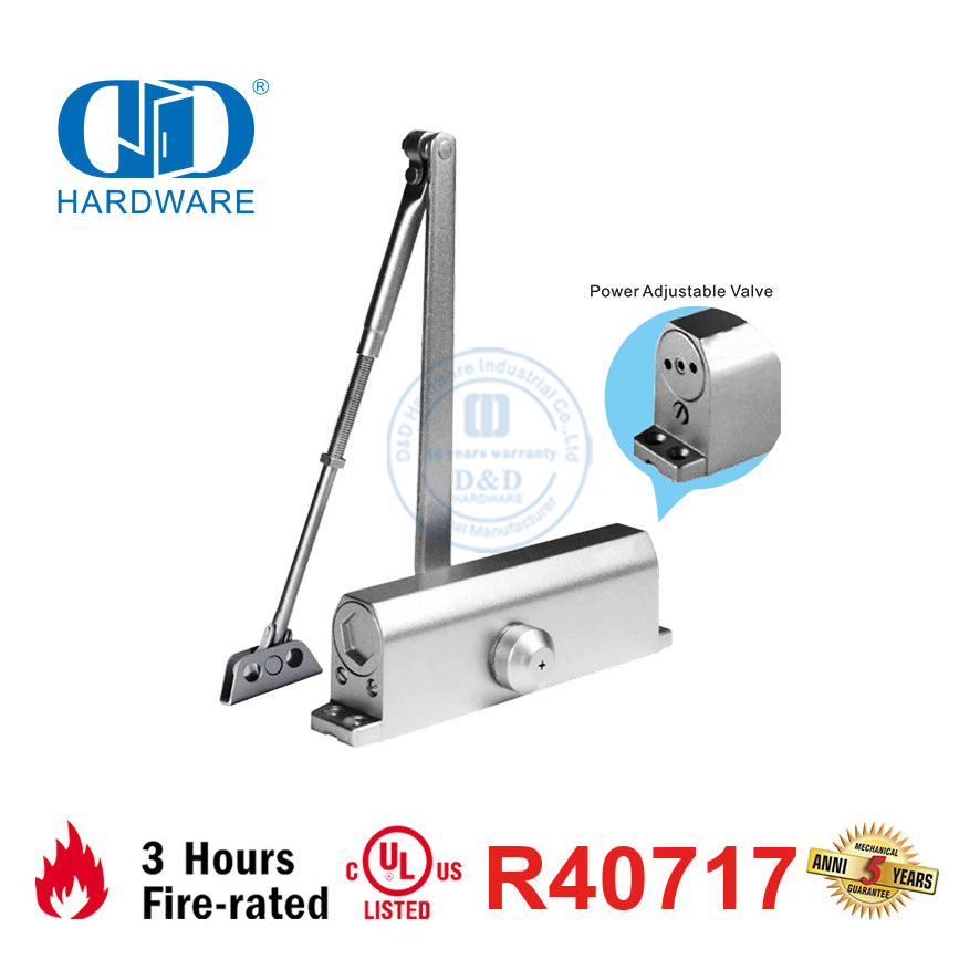 ferme-porte &agrave; contr&ocirc;le arri&egrave;re 