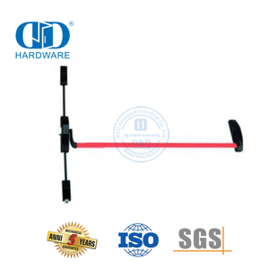 Matériel de sortie de panique en acier, barre transversale verticale pour sortie de secours-DDPD036