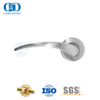 Levier de porte d'entrée principale de style moderne en acier inoxydable, poignée solide-DDSH015-SSS