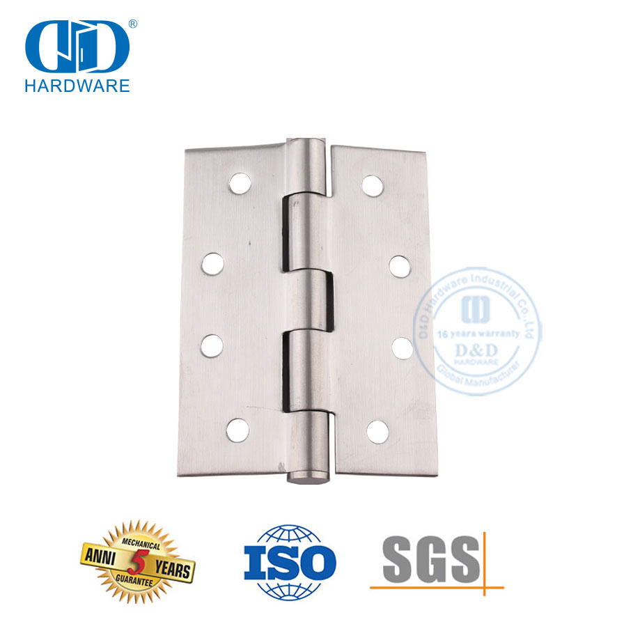 Charnière de porte à joint simple de sécurité en acier inoxydable, bonne vente -DDSS004