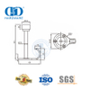 Crochet de vêtements d'arrêt de porte en caoutchouc noir commercial industriel pour toilettes-DDDS017-SSS