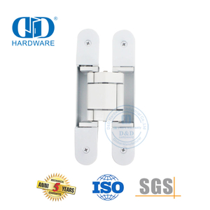 Charnière de porte réglable dissimulée 3D en alliage de zinc-DDCH008-G40