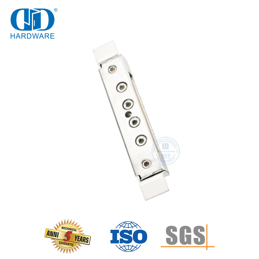 Charnière de porte en métal de forme rectangulaire, matériel décoratif pour Security-DDSS065