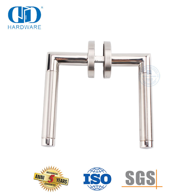 Poignée de porte à levier de haute qualité pour matériel de construction commercial de style européen-DDTH021-SSS