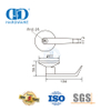 Garniture de levier de porte standard en acier inoxydable pour dispositif de sortie-DDPD012-SSS