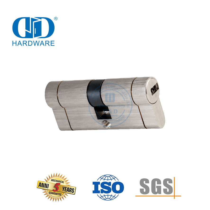 Profil de clé à fossettes pour cylindre de serrure Euro de sécurité anti-pression-DDLC022-70mm-SN
