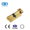 Cylindre de serrure à mortaise de salle de bains en laiton satiné avec certification EN 1303-DDLC007-70mm-SB