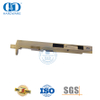 Boulon de porte d'angle rond en acier inoxydable en laiton antique pour porte en bois-DDDB030-AB