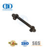 Poignée de porte de grange forgée torsadée en fonte de couleur noire d'usine de Chine en acier inoxydable Poignée de porte double face-DDBD119