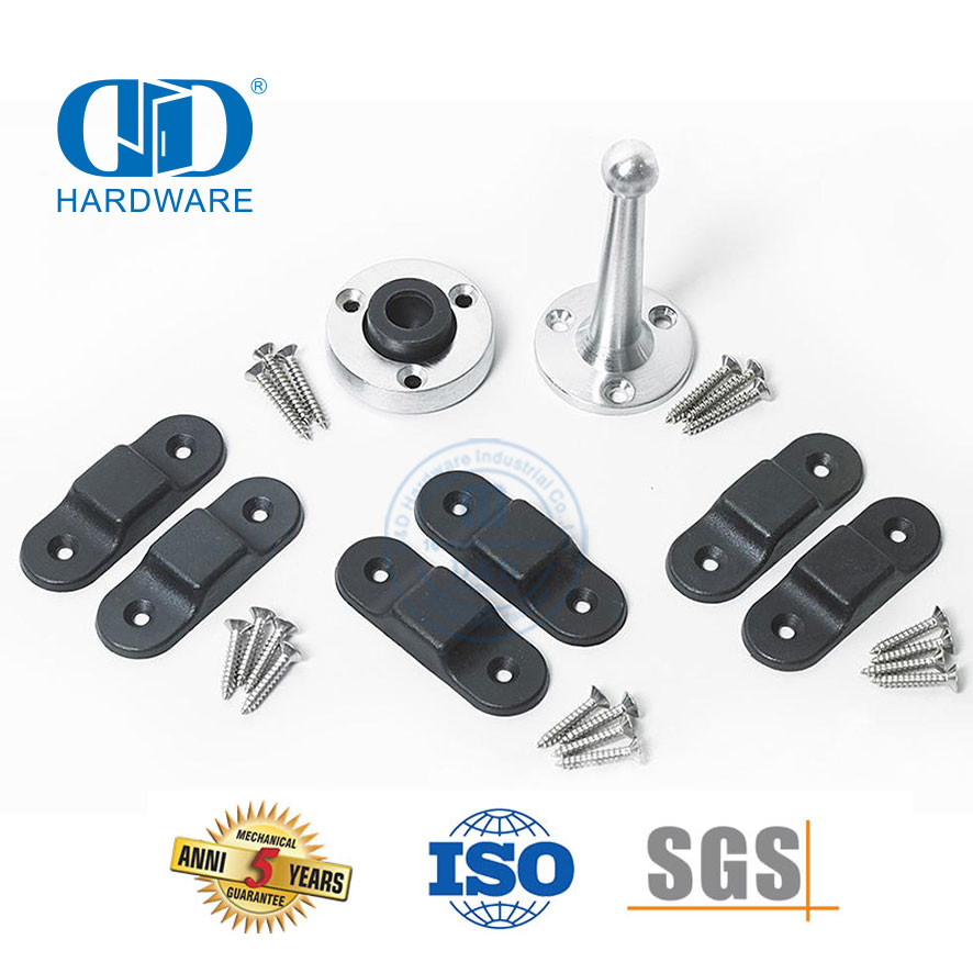 Kit de butée de porte magnétique en caoutchouc pour porte pliante avec Double-DDDS056