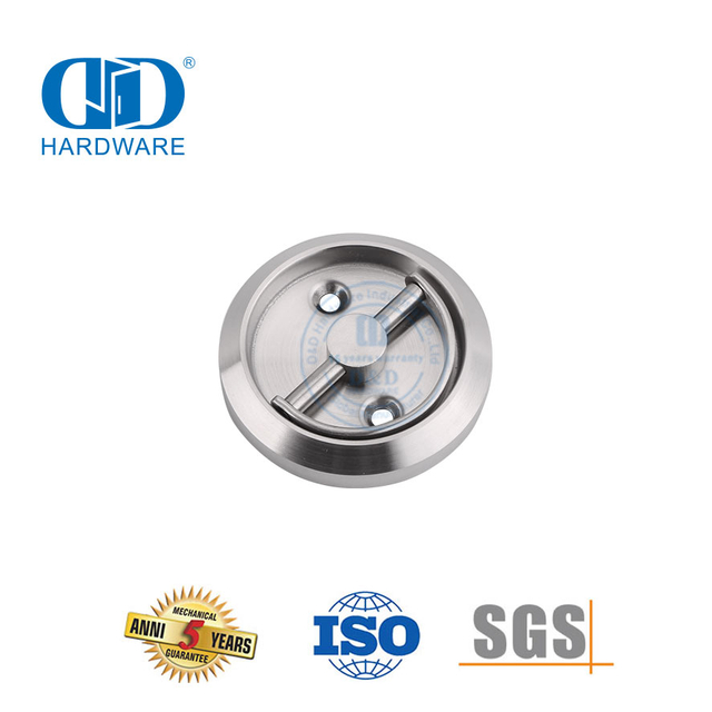 Poignée de porte de forme ronde en acier inoxydable, meubles encastrés cachés, loquet de trappe de bateau, poignée d'armoire-DDFH014