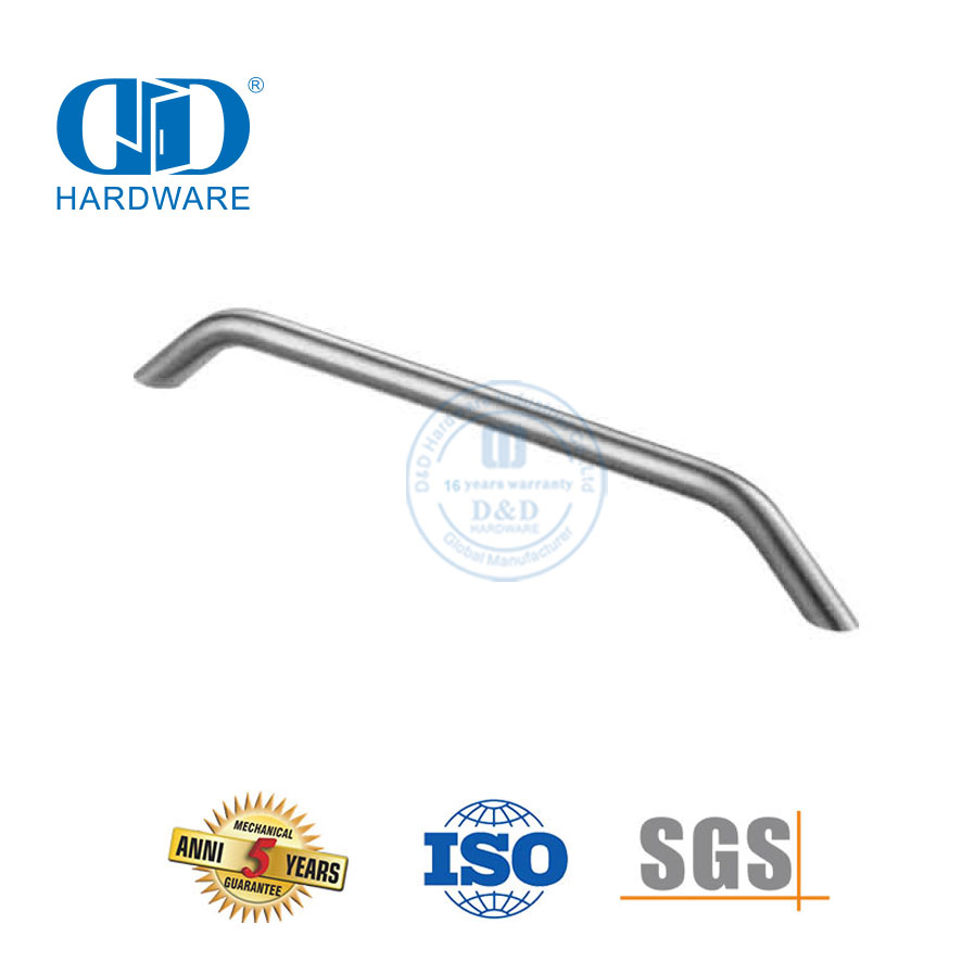 Poignée de traction de garde-robe de meubles de personnalisation de conception moderne poignée de porte d'armoire de cuisine en acier inoxydable T Handle-DDFH027