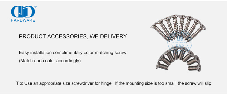 Vis de charni&egrave;re de porte