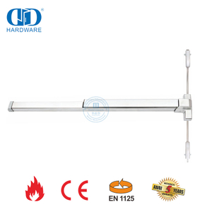 Serrure de sortie de panique de barre de dispositif de serrure de panique d'acier inoxydable de résistance au feu de la CE UL pour la Door-DDPD027-CE de sortie de secours commerciale