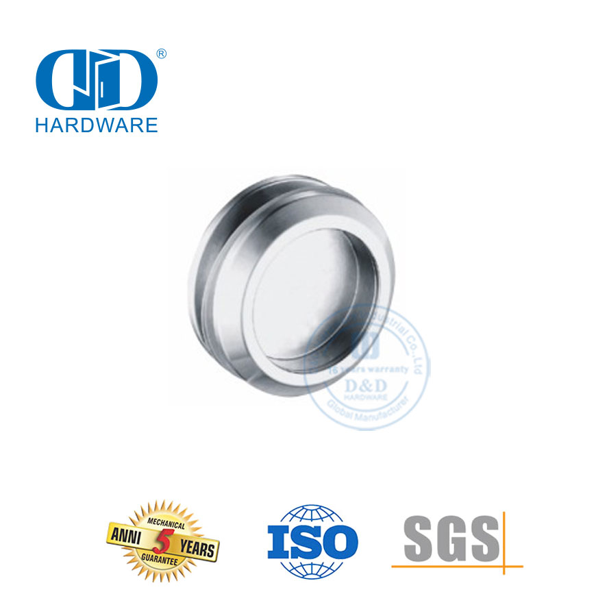 Connecteurs fiables et sécurisés, quincaillerie en verre en acier inoxydable, porte coulissante en verre pour salle de bain Door-DDGS002