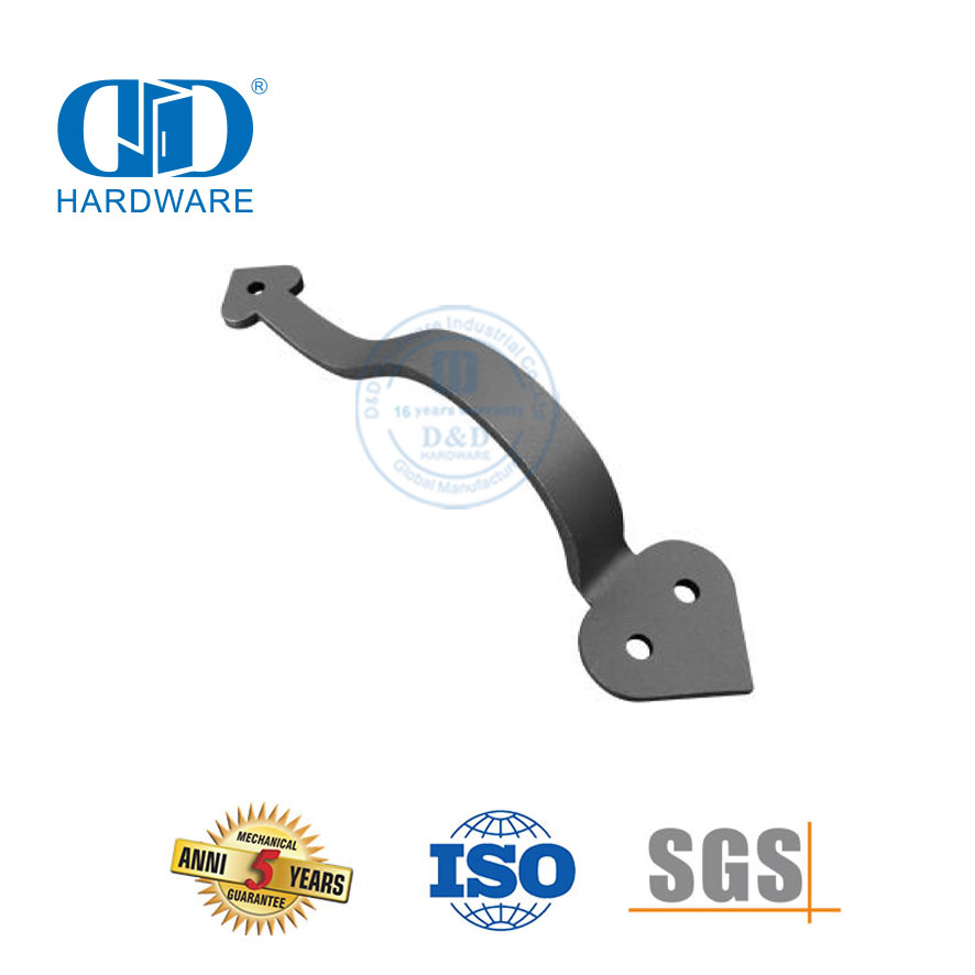 Accessoire de porte de grange intérieure en acier inoxydable poignée de quincaillerie de porte en bois de grange coulissante poignée de porte Double face-DDBD123