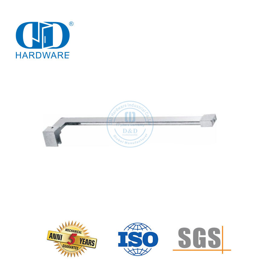 Accessoires de porte de panneau de douche en verre sans cadre en acier inoxydable personnalisés Screens-DDSC008 de douche commerciale