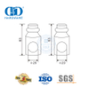 Arrêt de porte en acier inoxydable, rouleau de porte coulissante en verre, accessoires de porte, quincaillerie de porte pour salle de bains, Lavatory-DDGS124