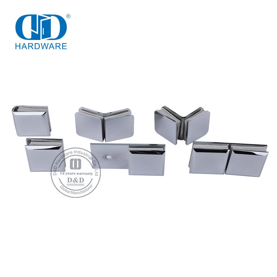 Accessoires en verre de fer d'acier inoxydable porte coulissante accrochant des garnitures de porte de rouleau pour Bathroom-DDGS142