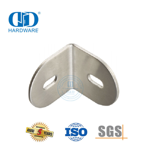 Accessoires de toilettes en acier inoxydable, connecteur de charnière de douche, Clip d'angle mural en verre, raccord Connector-DDWC001