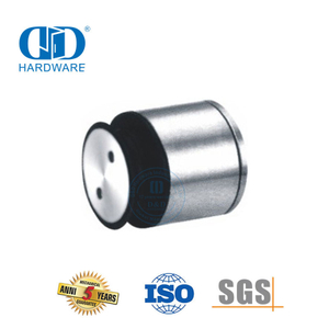 Raccord de porte en verre en acier inoxydable, fixation à un point, quincaillerie pour porte coulissante, Pivot-DDGP025