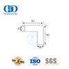 Système de cabine de douche commerciale en acier inoxydable, support de panneau en verre, connecteur à pince, Clip Connector-DDSC035