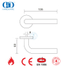 Poignée de porte à levier en acier inoxydable BS EN 1906-DDTH002-SSS