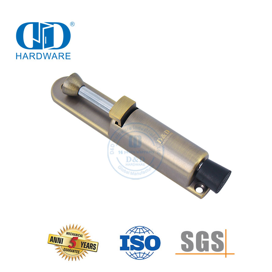 Arrêt de porte en acier inoxydable de type monté sur porte à commande au pied en alliage de zinc pour l'école-DDDS034