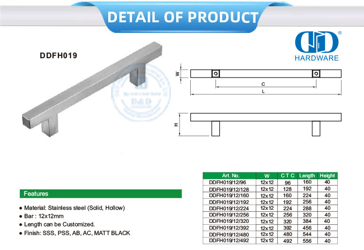 quincaillerie de tiroir de commode