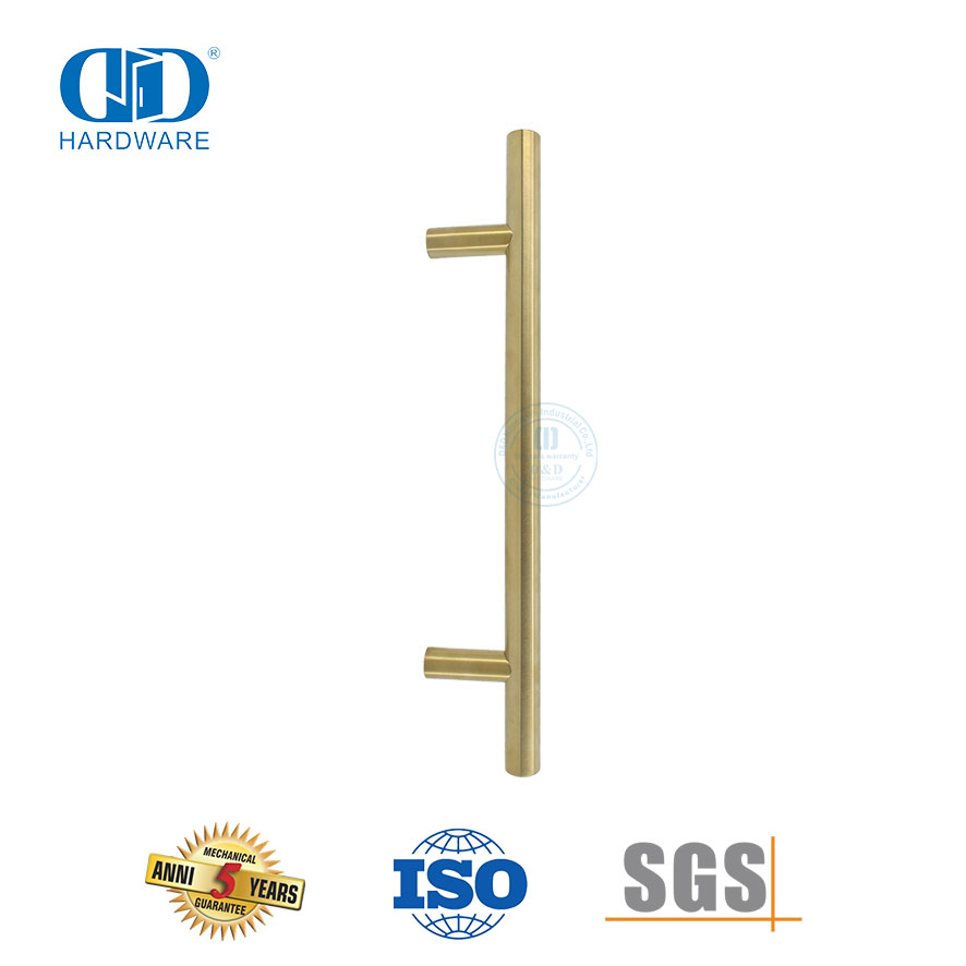 Poignée en acier inoxydable de matériel de salle de bains d'or de luxe moderne nordique-DDPH031-SB