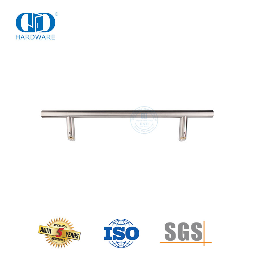 Accessoires de meubles de quincaillerie en acier inoxydable 316, poignées de meubles pour porte en verre de douche-DDPH032
