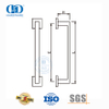 Poignée de traction latérale simple à poussée carrée en acier inoxydable finition satinée pour portes commerciales en verre et en métal-DDPH035
