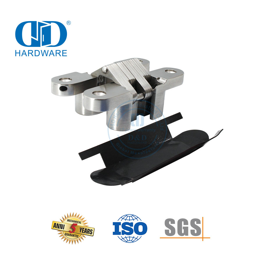 Joint acoustique dissimulé résistant au feu multipoints, quincaillerie pour meubles, joint intumescent, coussinet de charnière de porte, DDIG004