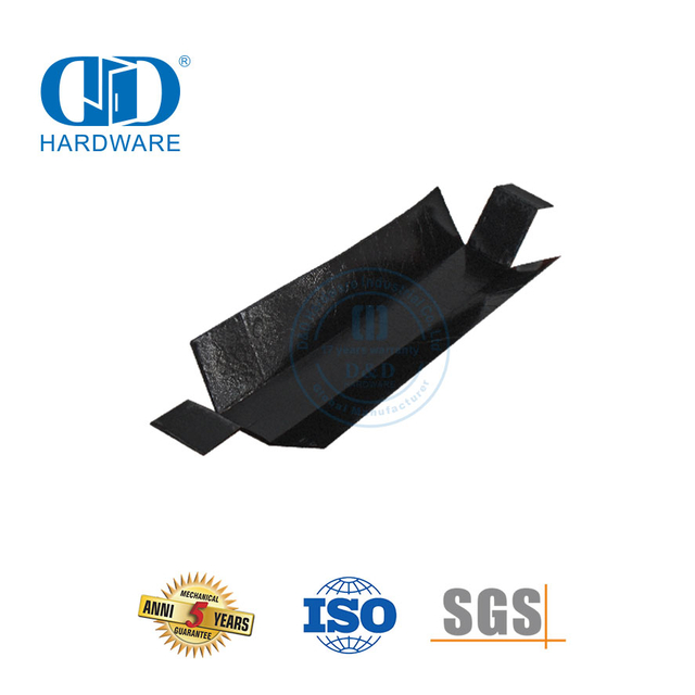 Kits de Protection de ferme-porte dissimulés à basse pression, haute Performance, bande de joint en caoutchouc, charnière intumescente Pad-DDIG003