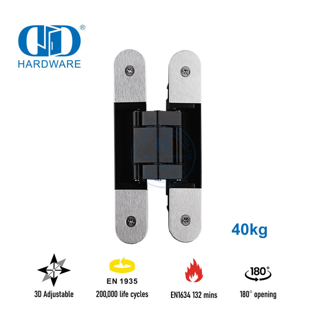 Charnière de porte cachée 3D EN1935 pour bâtiment commercial-DDCH008-G40