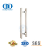 Accessoires de porte en acier inoxydable, raccord de porte en verre carré en forme de T, poignée de traction-DDPH016